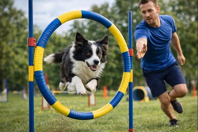 Un chien sportif