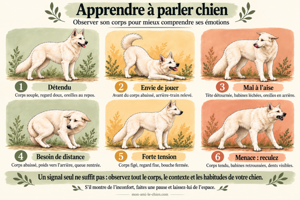 langage corporel du chien